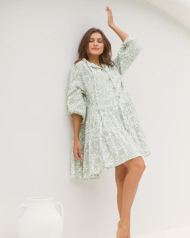 Avalon Smock Dress | Elena