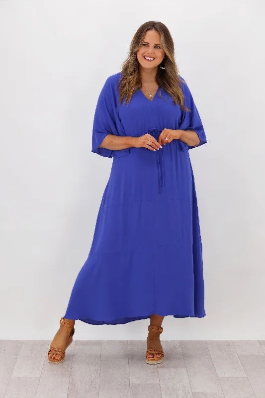 Betty Basics Saint Lucia Dress Deco Blue