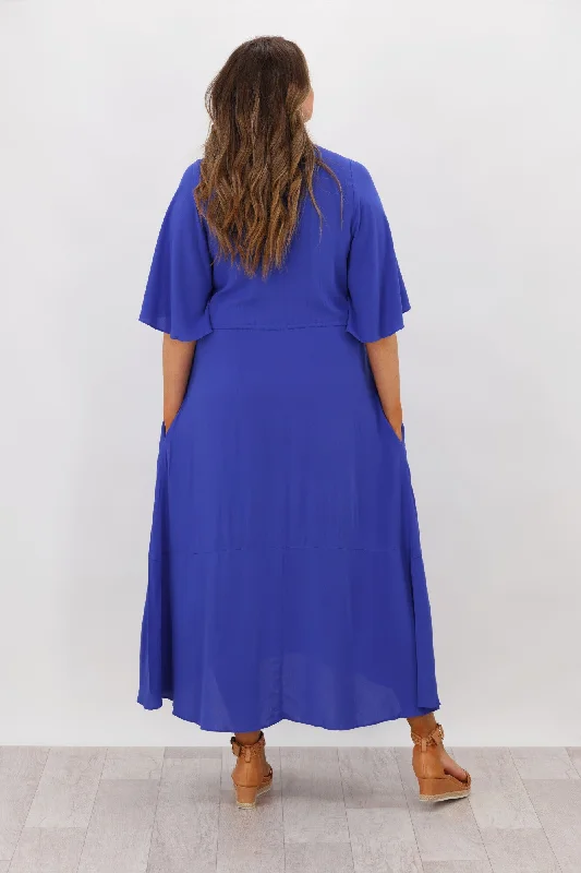 Betty Basics Saint Lucia Dress Deco Blue