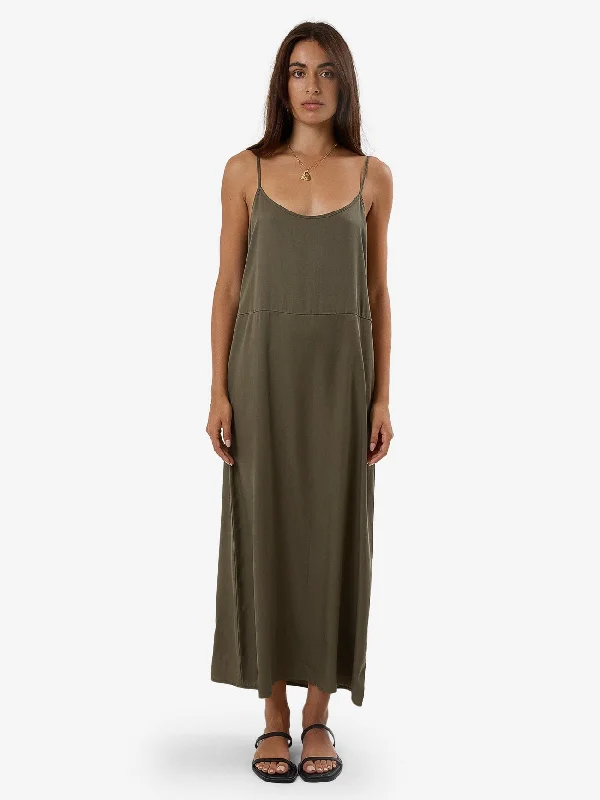 Breezy Slip Dress - Tarmac