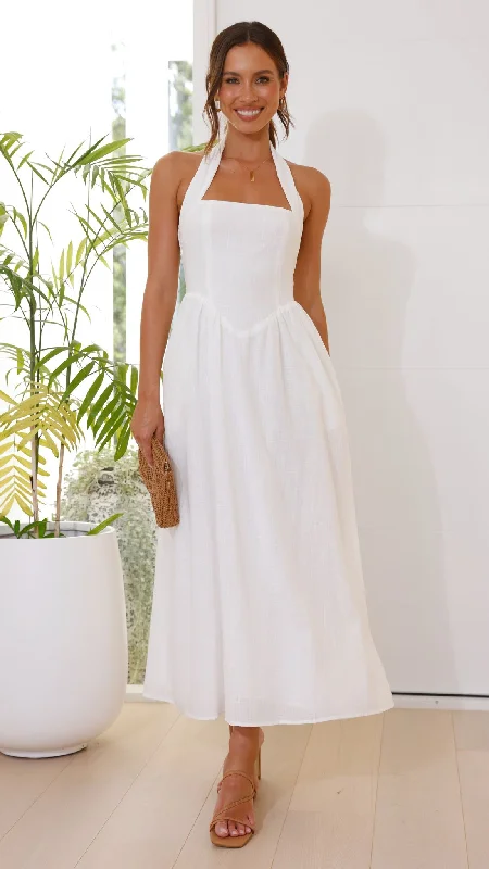 Caden Maxi Dress - White