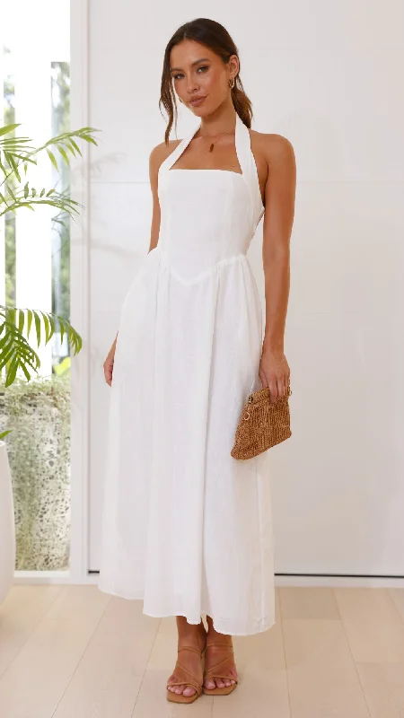 Caden Maxi Dress - White