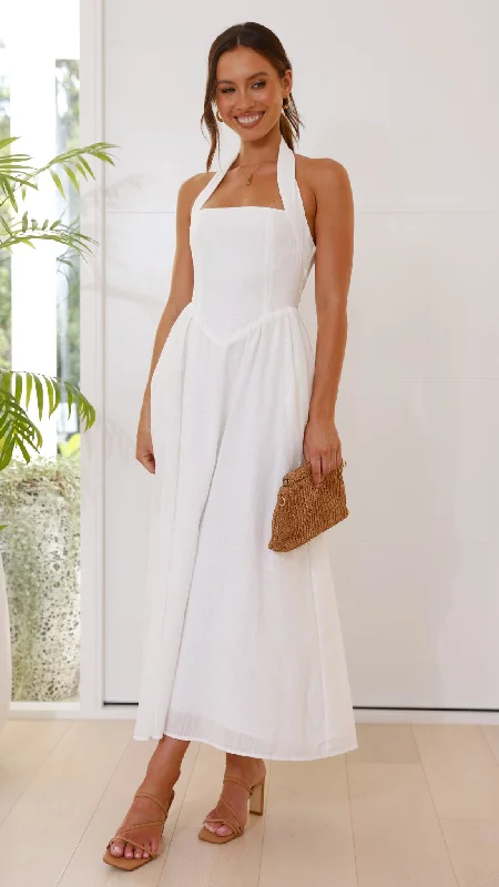 Caden Maxi Dress - White