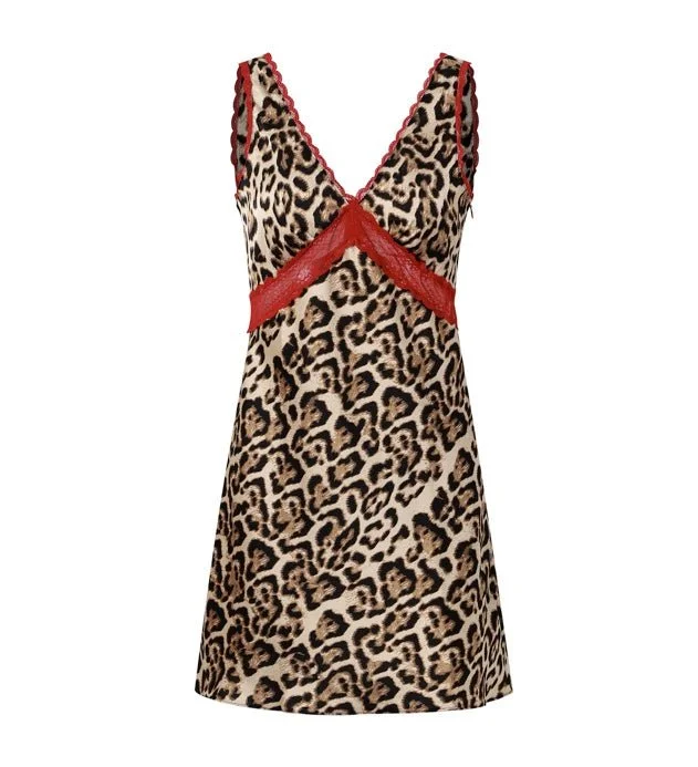 PRE-ORDER Cheetah Charm Mini Dress