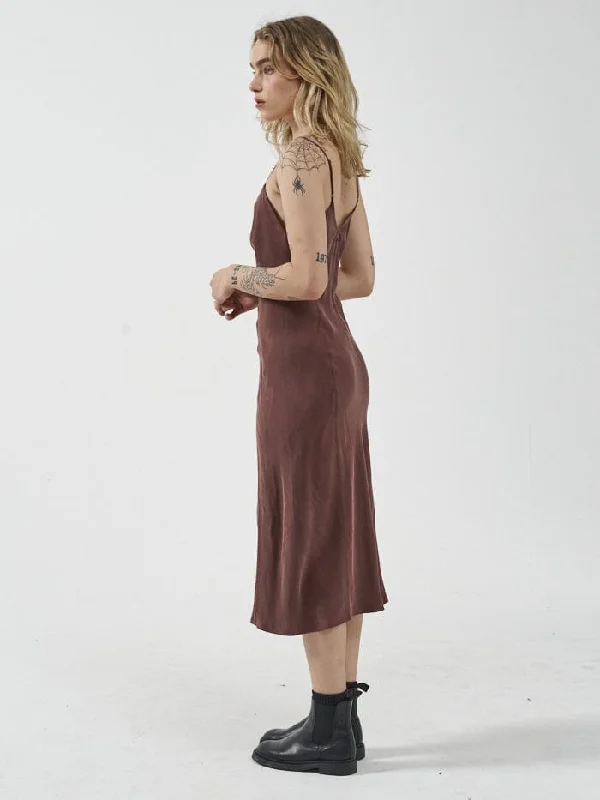 Chelsea Slip Dress - Port