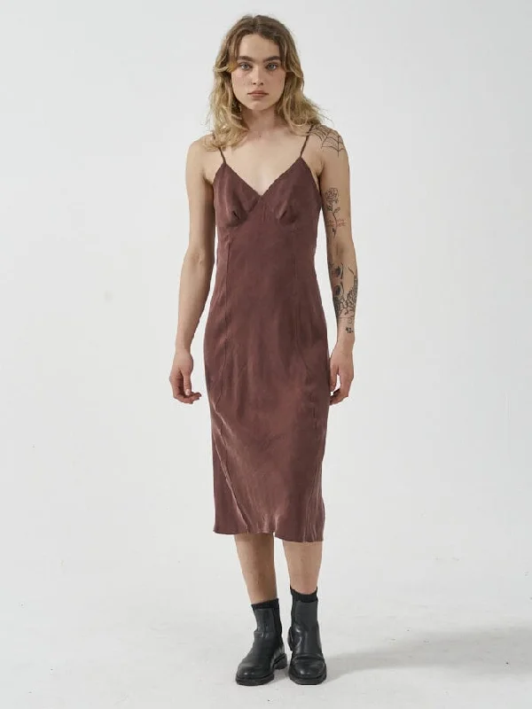 Chelsea Slip Dress - Port