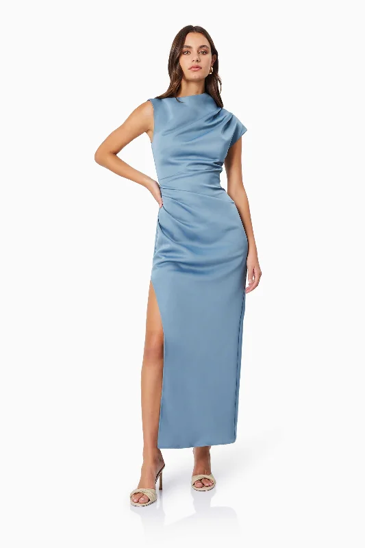 Coralie Maxi Gown in Blue