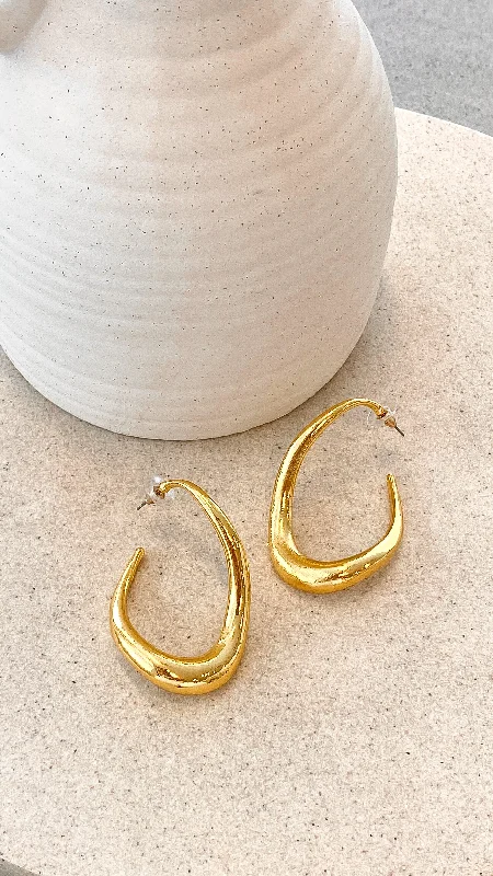 Eastwood Earrings - Gold