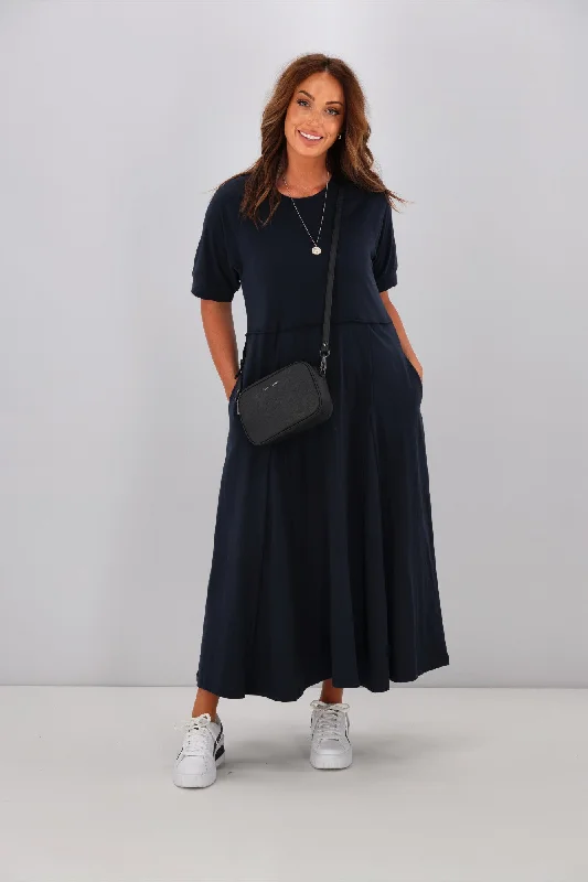 Elm York Midi Dress Navy