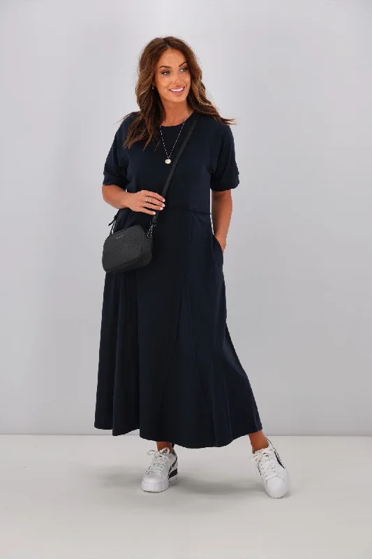 Elm York Midi Dress Navy