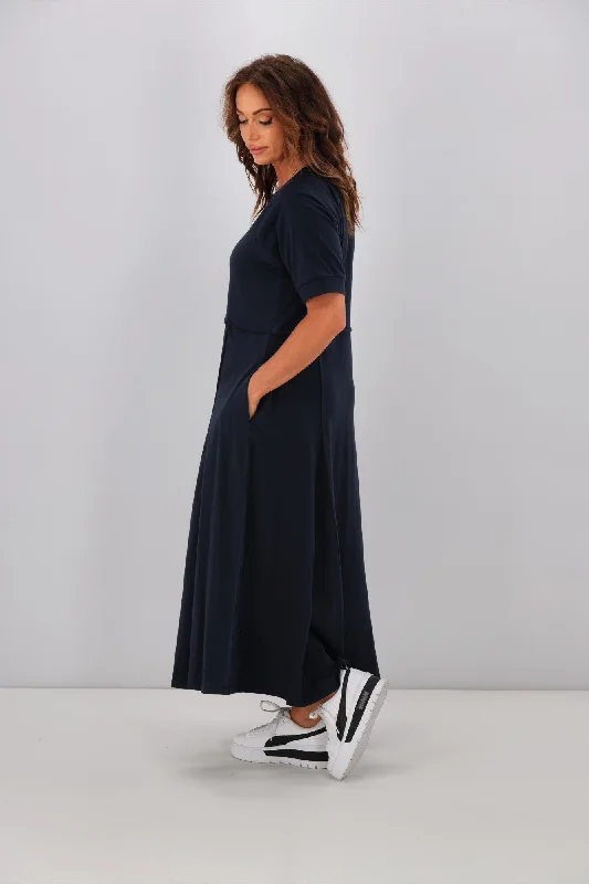 Elm York Midi Dress Navy