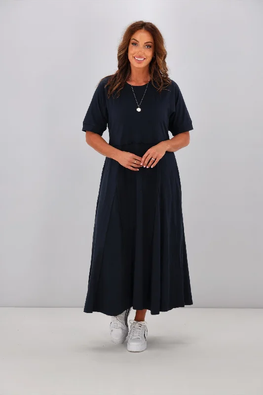 Elm York Midi Dress Navy