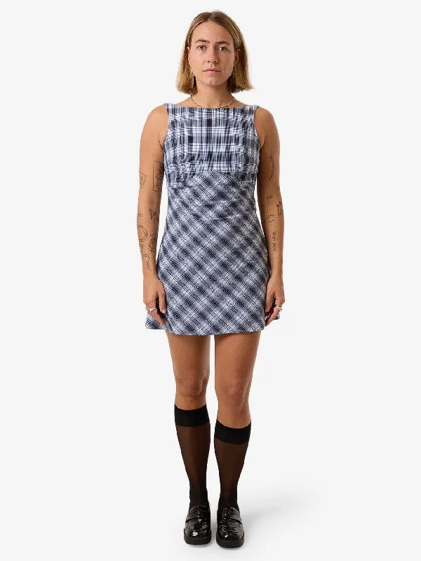 Friendly Service Xavier Bias Mini Dress - Iceberg