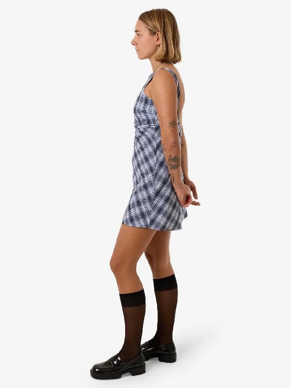 Friendly Service Xavier Bias Mini Dress - Iceberg