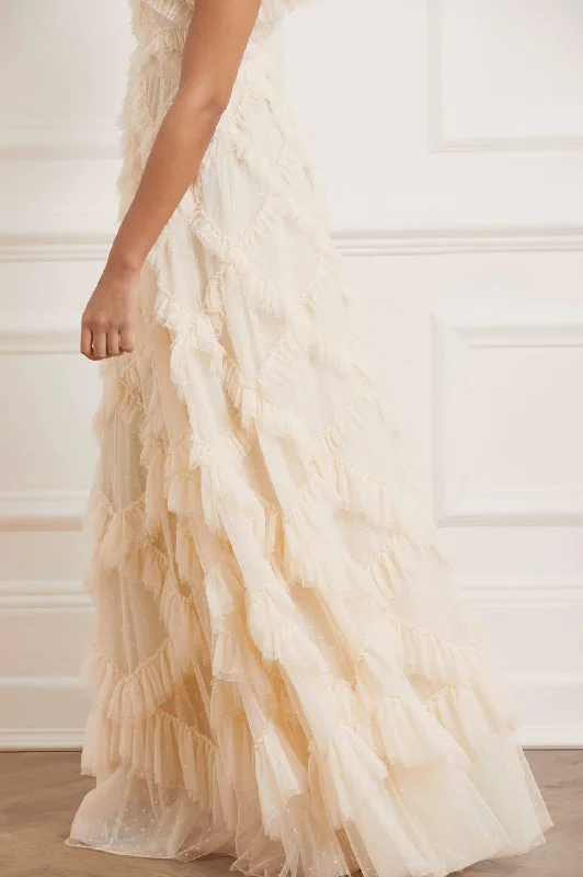 Genevieve Ruffle Gown