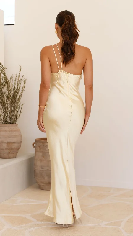 Hailey Maxi Dress - Yellow