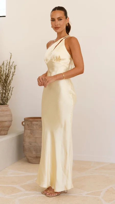 Hailey Maxi Dress - Yellow