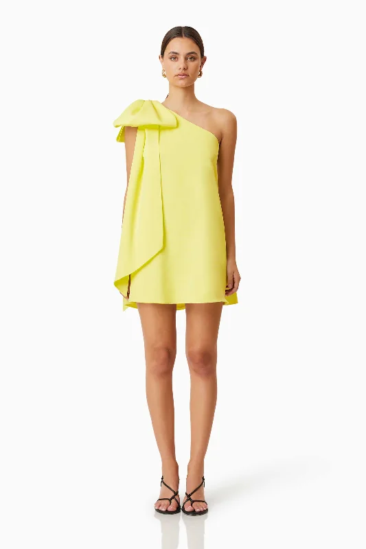 Kennedy Party Dress In Yellow