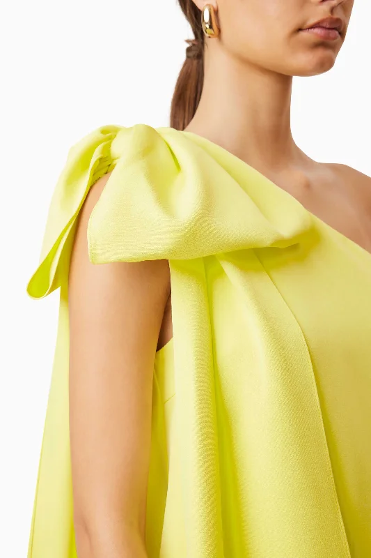 Kennedy Party Dress In Yellow