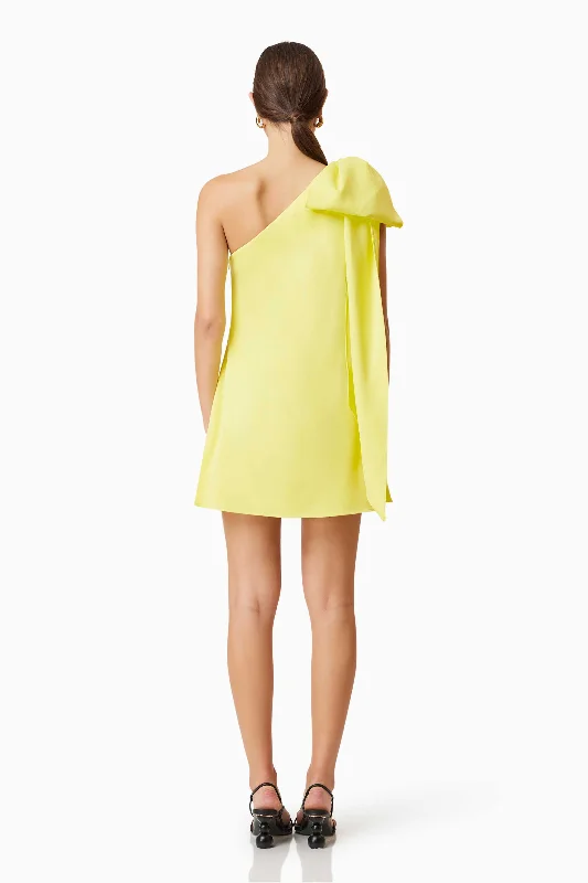 Kennedy Party Dress In Yellow