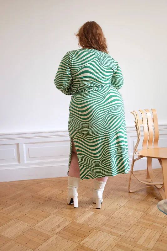 Nikki Dress - Algae Swirl