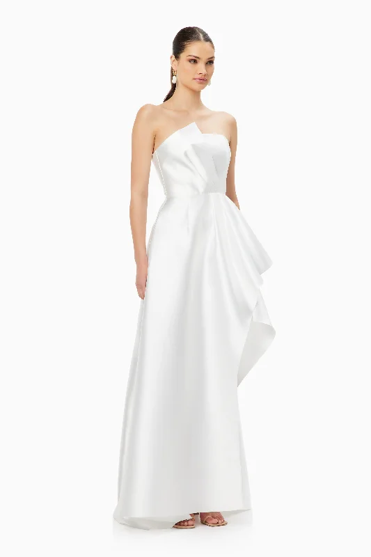 Protea Gown In White