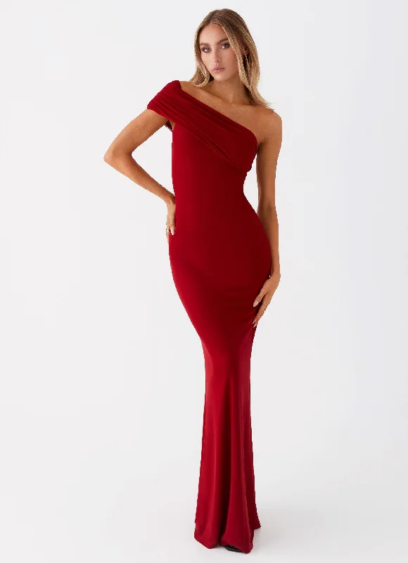 Reine Maxi Dress - Red