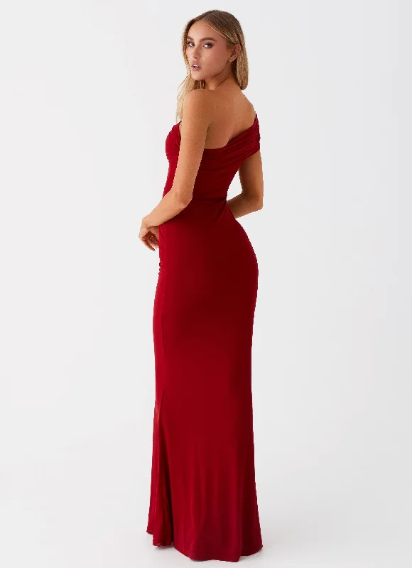 Reine Maxi Dress - Red