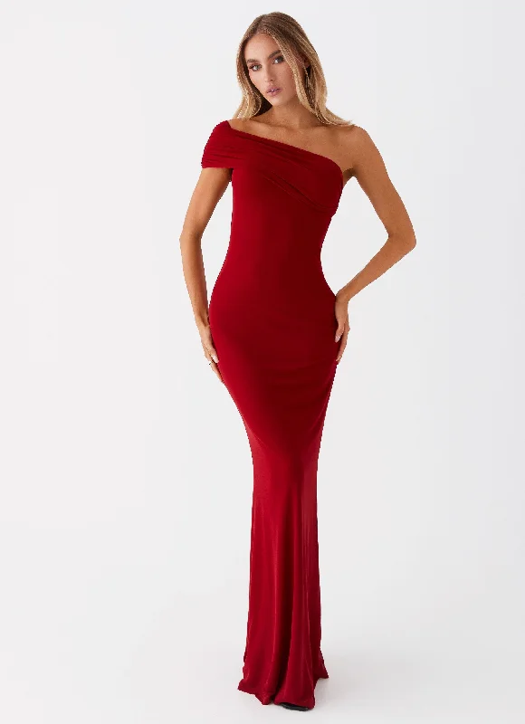 Reine Maxi Dress - Red