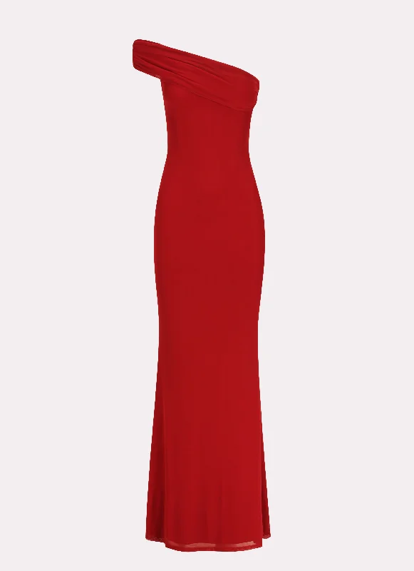 Reine Maxi Dress - Red