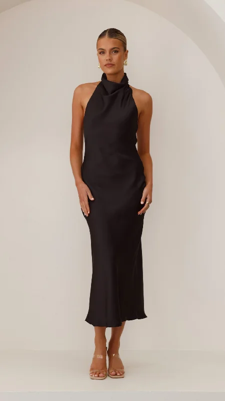 Rina Maxi Dress - Black