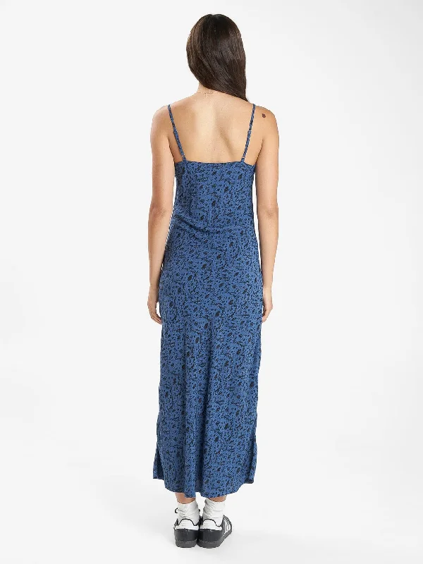 Rue Bias Dress - Ensign Blue