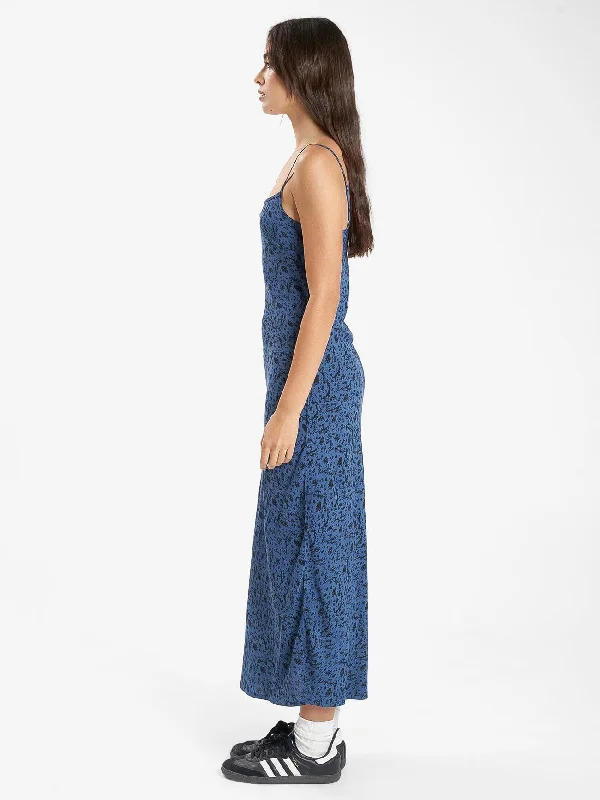 Rue Bias Dress - Ensign Blue