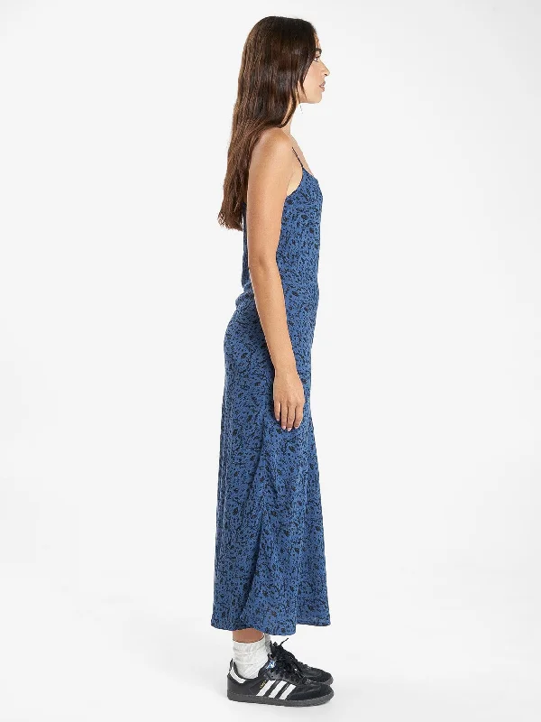 Rue Bias Dress - Ensign Blue