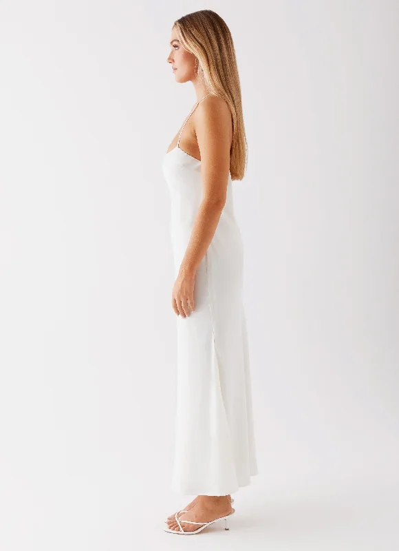 Runway Royalty Maxi Dress - White