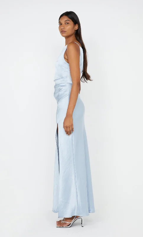 THE DREAMER MAXI DRESS - DUSTY BLUE