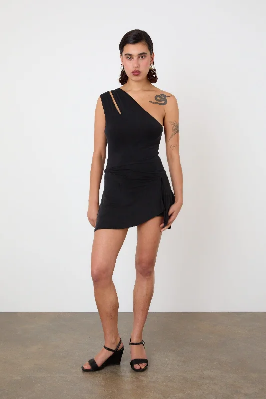 The Kylie Skort Dress, Graphite