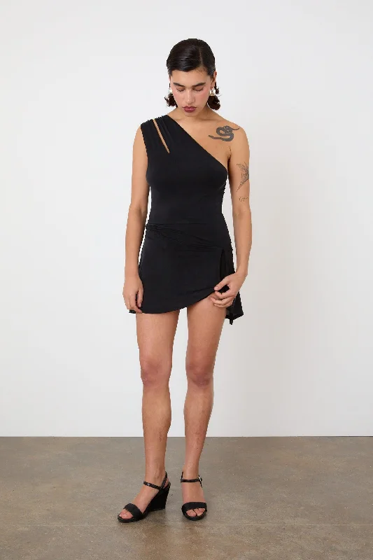 The Kylie Skort Dress, Graphite