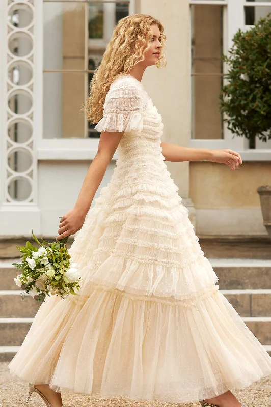 Valentine Ruffle Gown