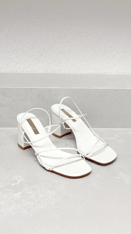 Yachi Heels - White