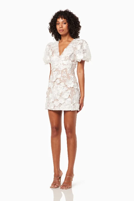 Zayla 3D Floral Mini Dress