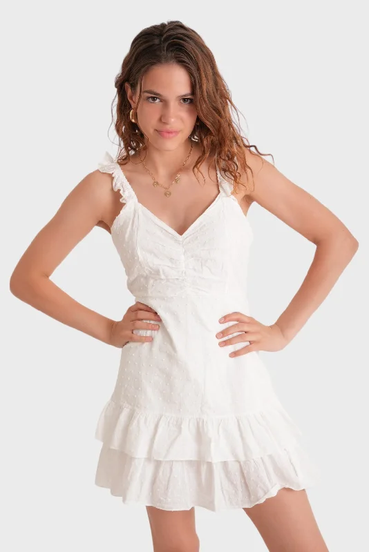 ""Corfu"" dress white