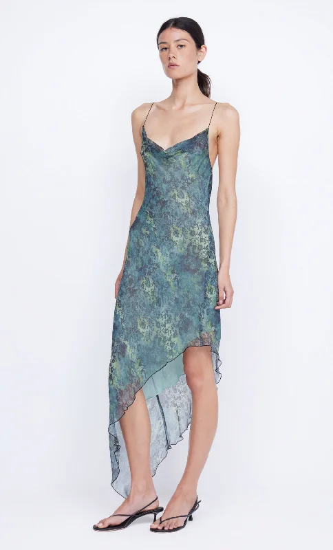 MERISOL SLIP DRESS - NOUVEAU BLEUE