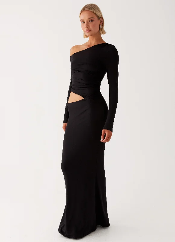 Good Vibrations Maxi Dress - Black