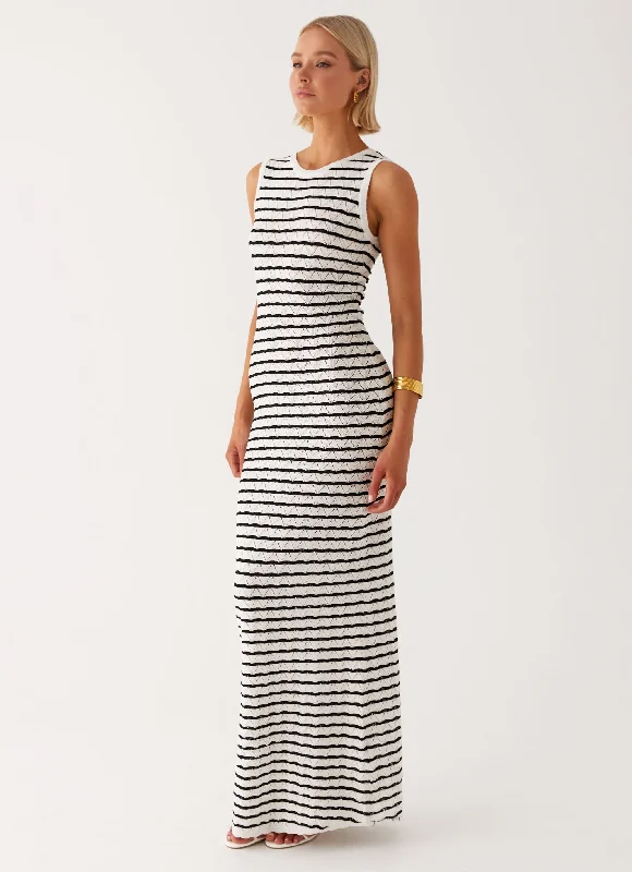 Happy Desire Maxi Dress - Multi Stripe