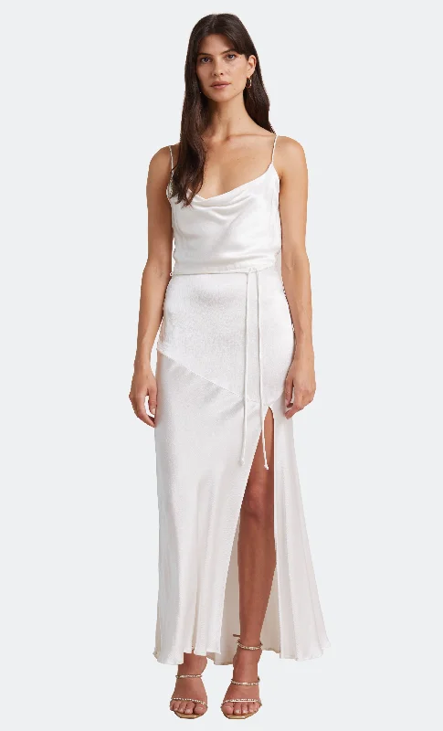 MOON DANCE MIDI DRESS - IVORY