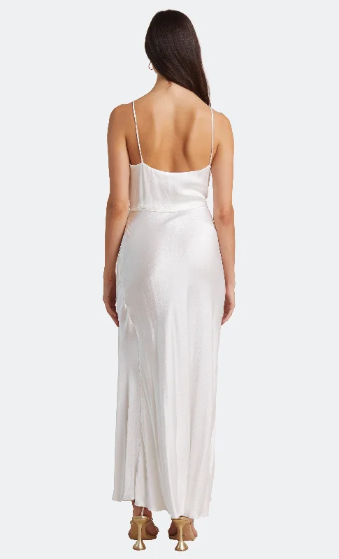 MOON DANCE MIDI DRESS - IVORY