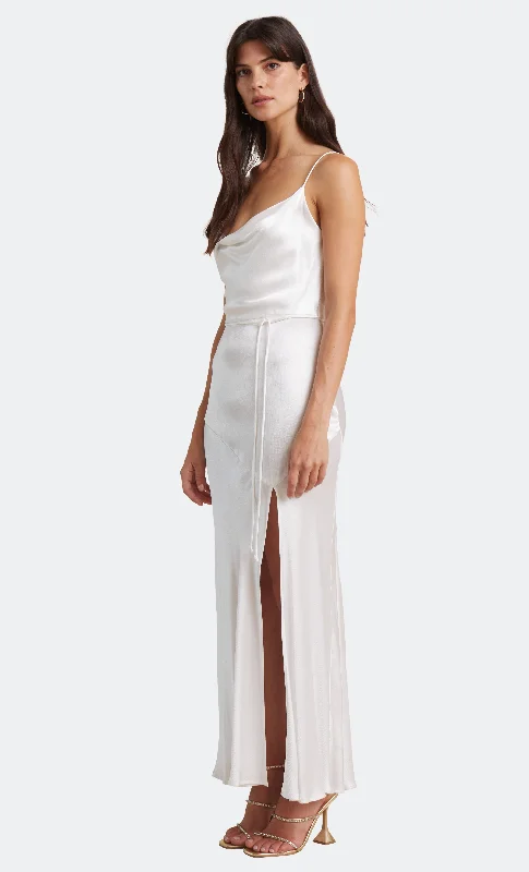 MOON DANCE MIDI DRESS - IVORY