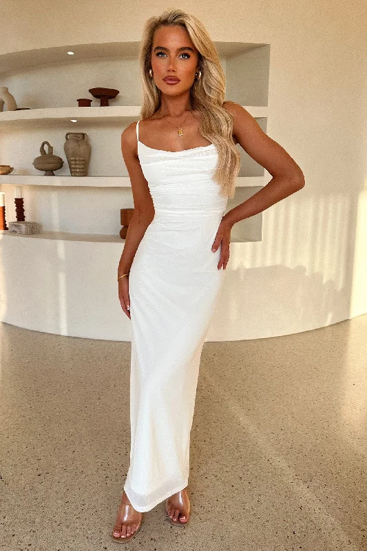 Nadine Maxi Dress - White