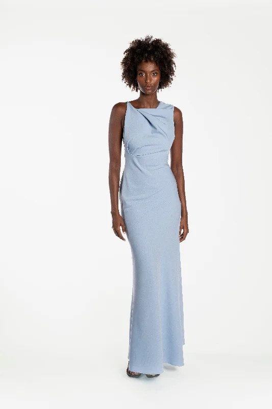 One Fell Swoop Kota Maxi Dress - Denim Blue